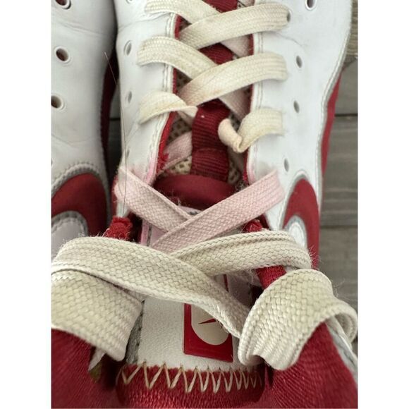 NIKE Flight Elite Slam Shox Basketball White Red Shoes Womens 8 Men‎ 6.5 - Picture 11 of 12